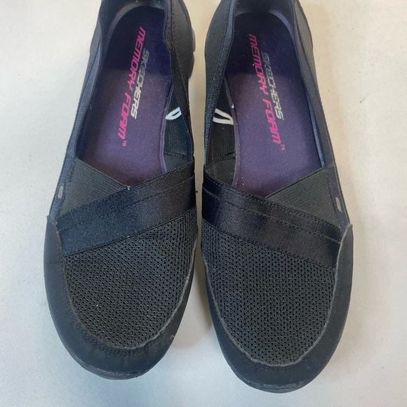 Skechers Black Flats with Cushioned Insoles - Picture 1 of 4